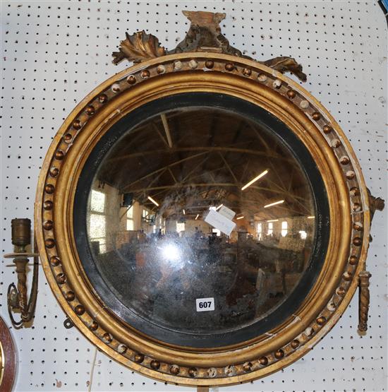 Gilt wall mirror